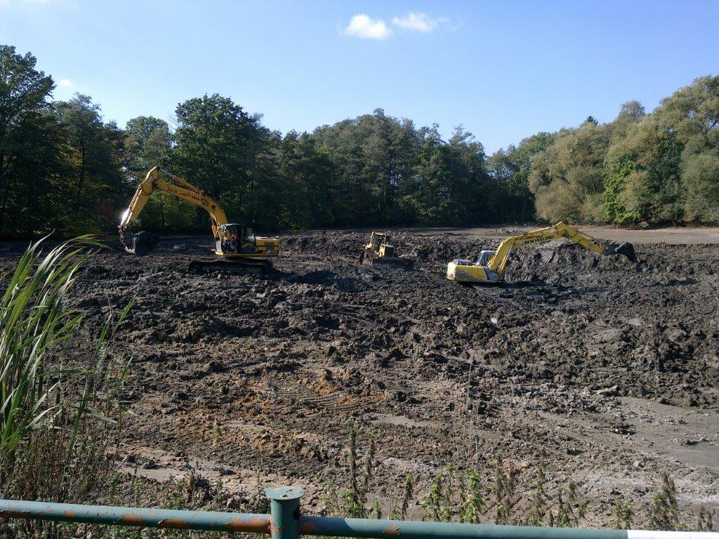 Odbahnění rybníků